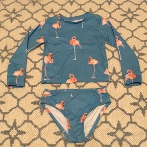 Posh Pickle flamingo swimsuit